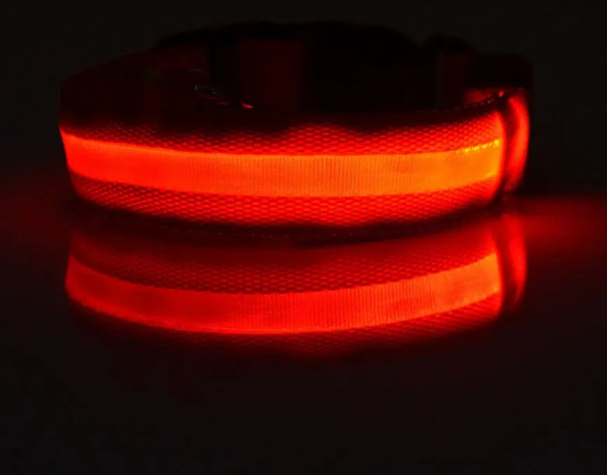 Nylon LED Pet Dog Luminous