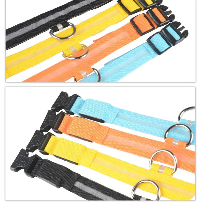 Nylon LED Pet Dog Luminous